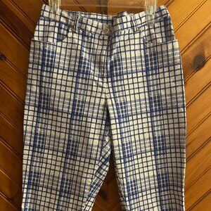 Hearts of Palm  Royal Blue Capris